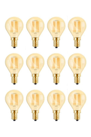 4w E-14 Socket Filament Led Bulb Yellow Light 12