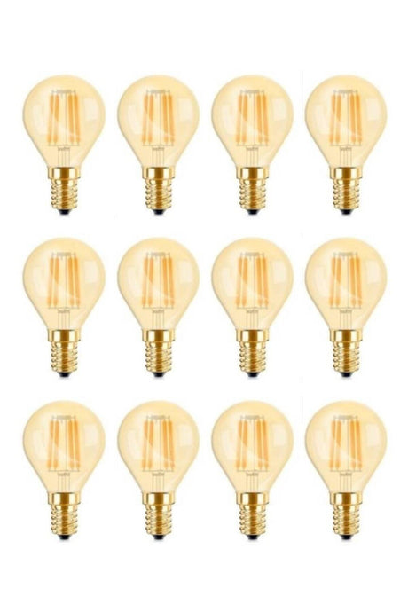 4w E-14 Socket Filament Led Bulb Yellow Light 12