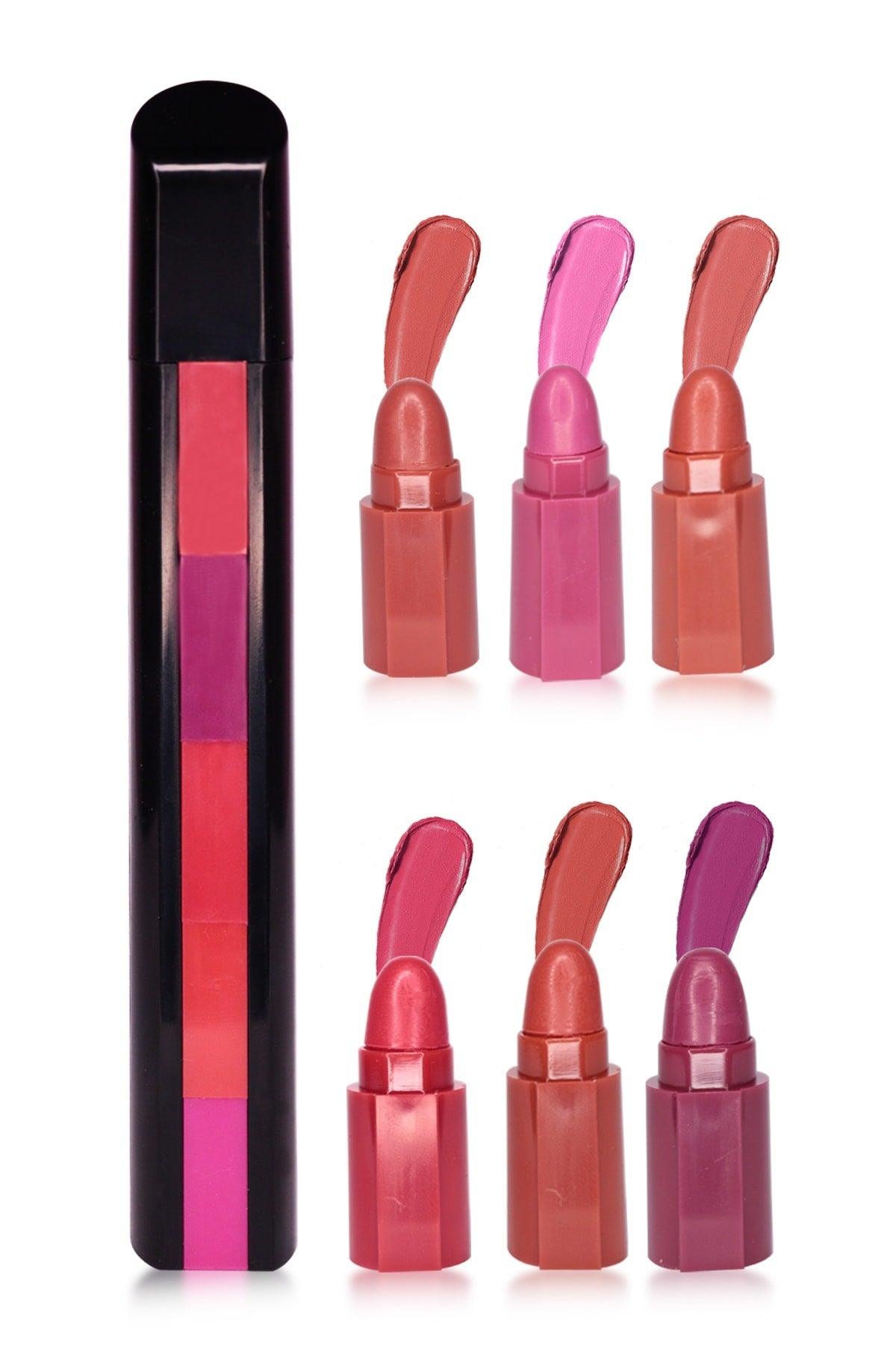 5 Color Matryoshka Lipstick No 1
