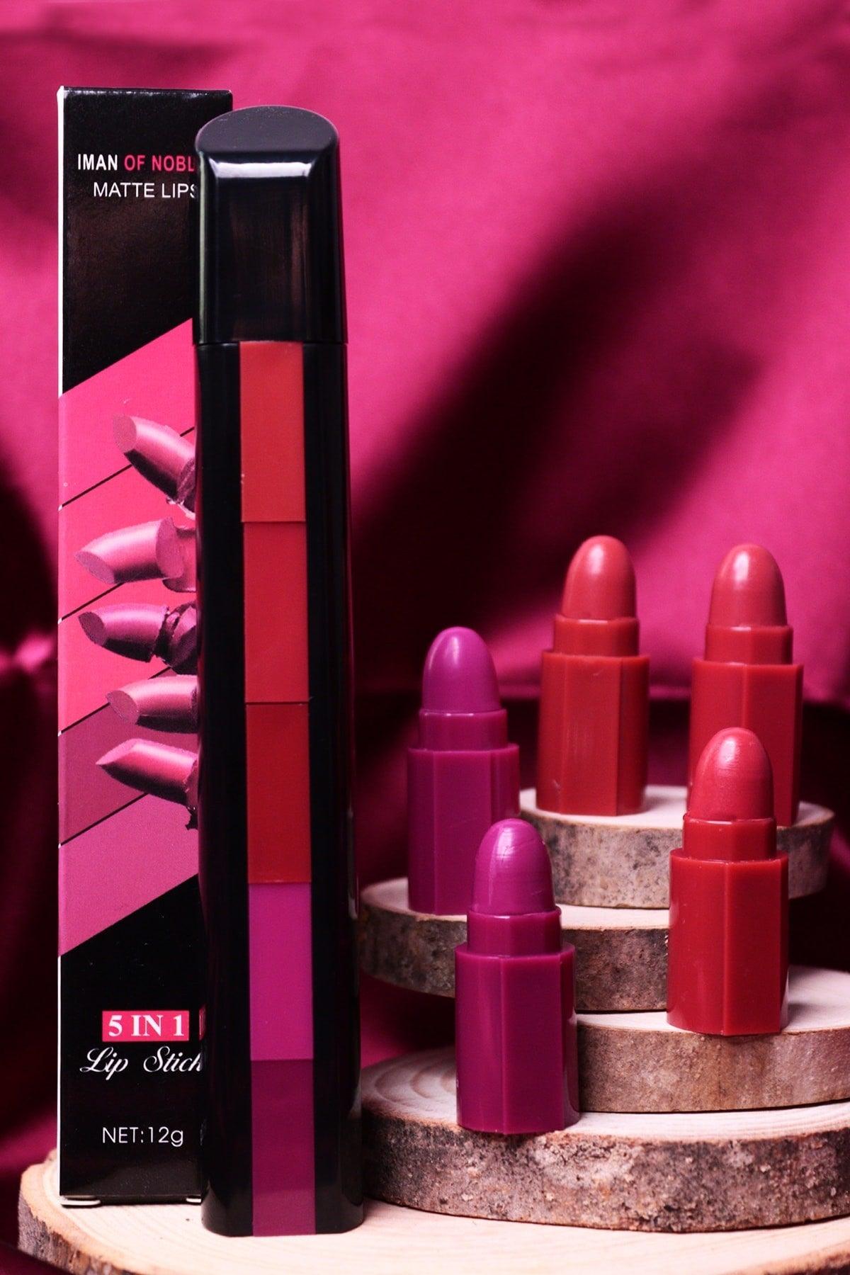 5 Color Matryoshka Lipstick No 1