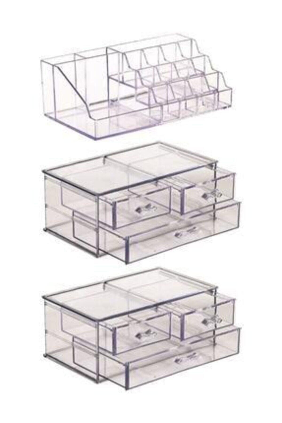 5 Tiers 6 Drawers Acrylic Make Up Organizer