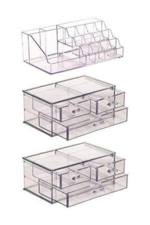 5 Tiers 6 Drawers Acrylic Make Up Organizer