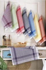 5 Pcs 50x70 Gingham Cloth - Plaid Cloth - Wash Cloth - Drying Cloth - Serving Napkin - Swordslife