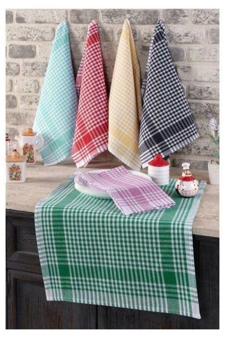 5 Pcs 50x70 Gingham Cloth - Plaid Cloth - Wash Cloth - Drying Cloth - Serving Napkin - Swordslife