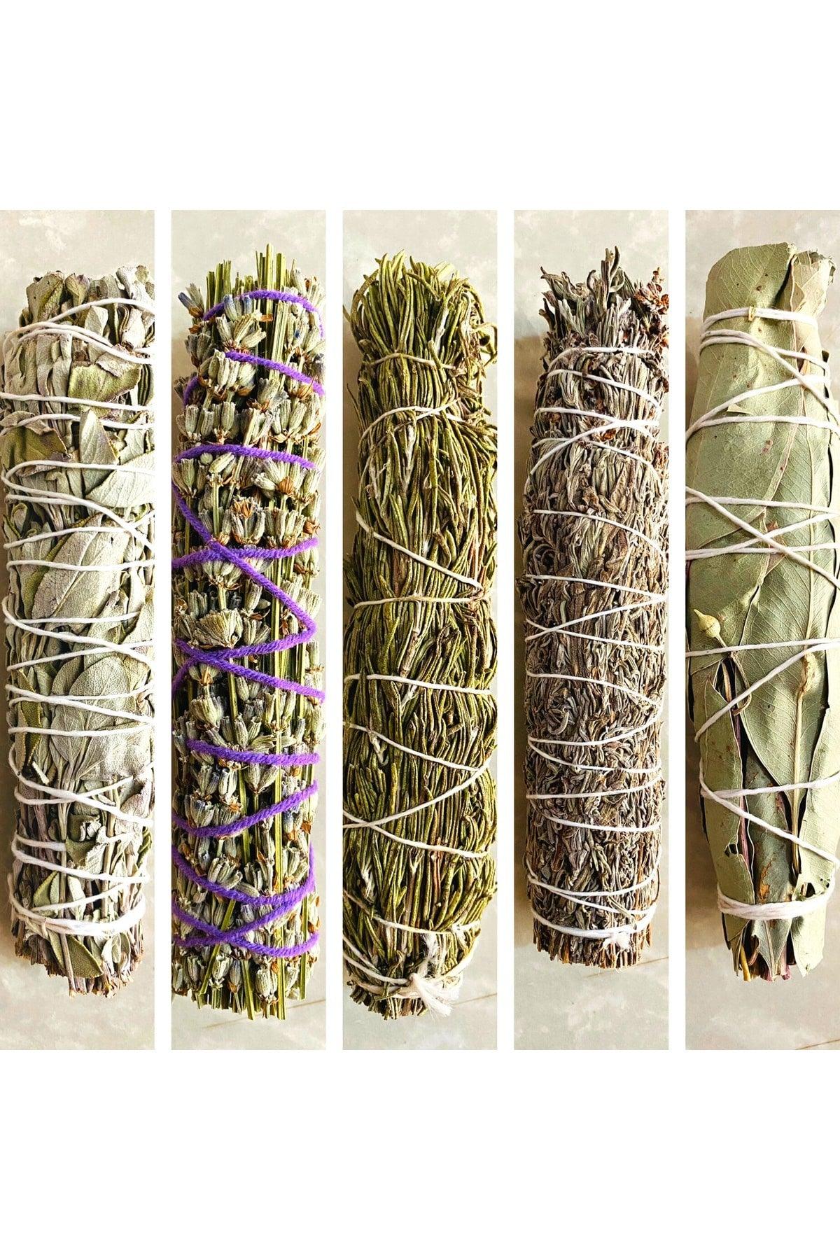 5 Liter Purification Incense Set Sage Rosemary Lavender Eucalyptus F. Lavender - Swordslife