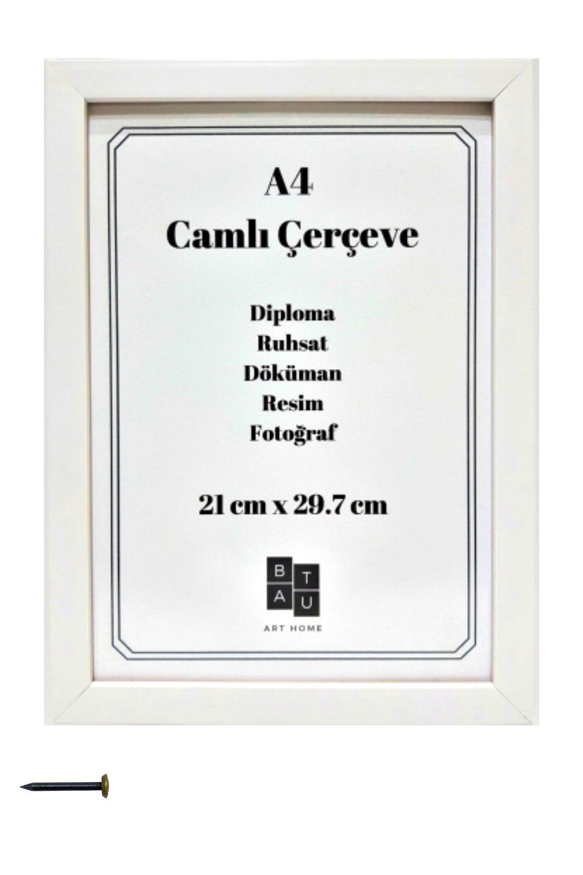 5 Pcs A4 Frame Real Glass Document Diploma