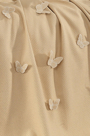 5 Pieces 100% Cotton 3d Butterfly Patterned Baby