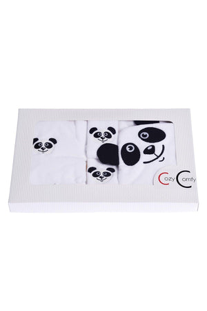 5 Piece Baby Bathrobe Set Panda - Swordslife