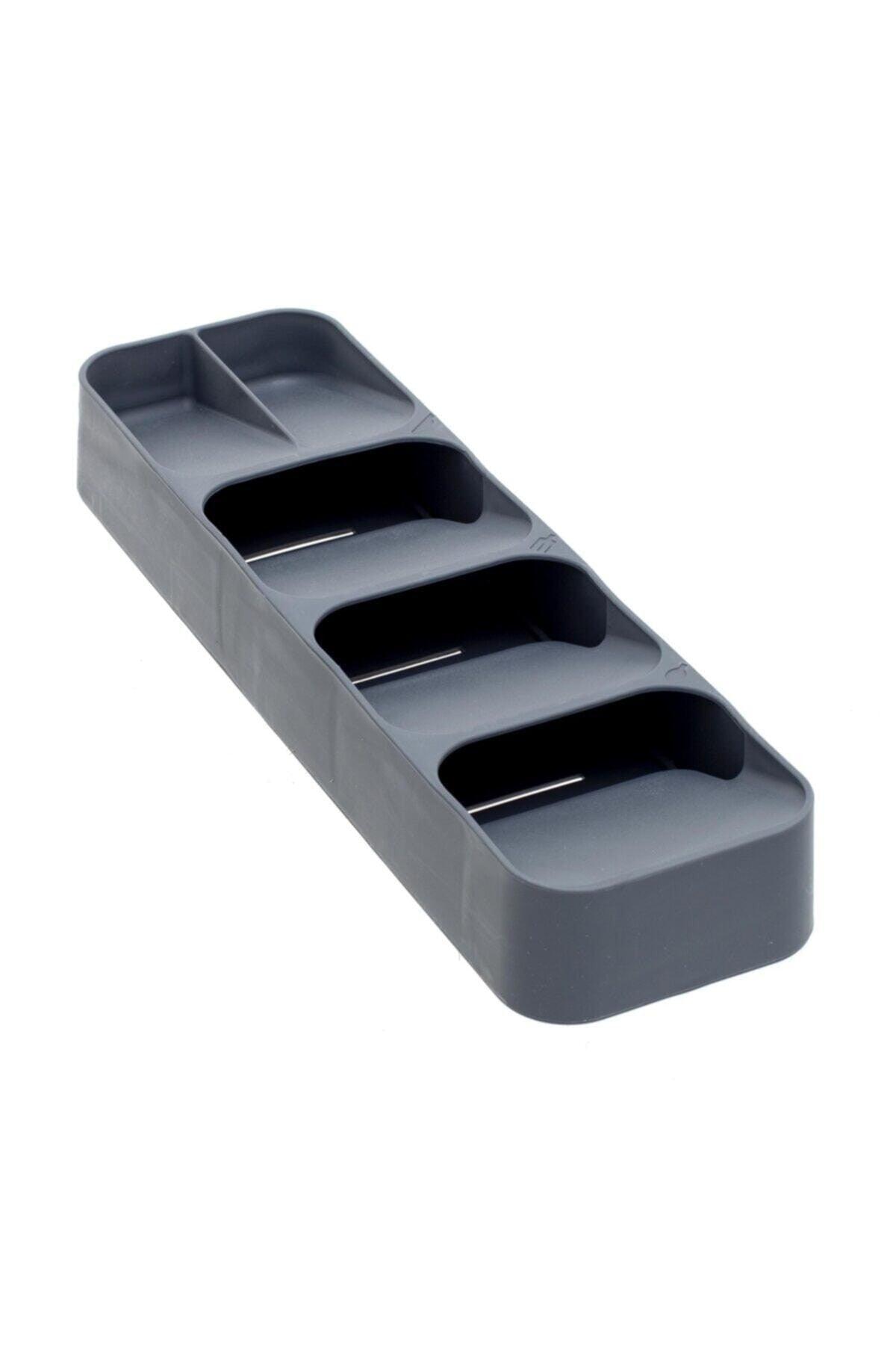Compartment Drawer Cutlery Organizer Anthracite - Swordslife