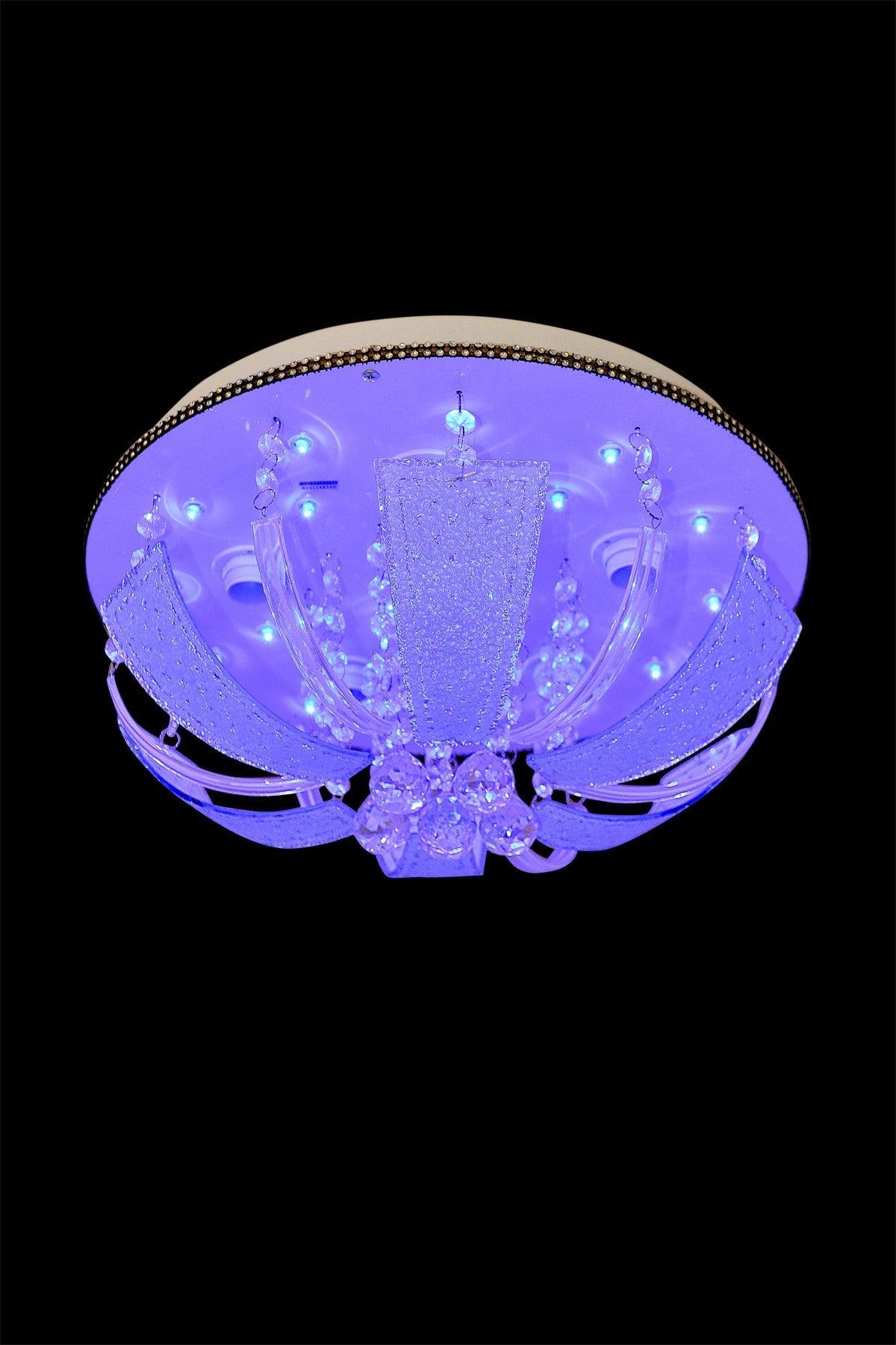 5 Socket Tray 3 Level RGB Controlled Led Chandelier - Swordslife