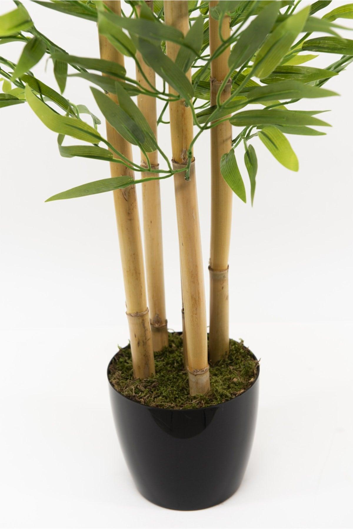 5 Trunk Dense Leaf 120 Cm Artificial Bamboo Tree - Swordslife