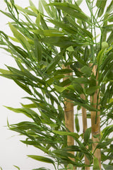 5 Trunk Dense Leaf 120 Cm Artificial Bamboo Tree - Swordslife