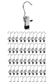 50 Pieces Metal Chrome Plated Scarf Hanger Shawl