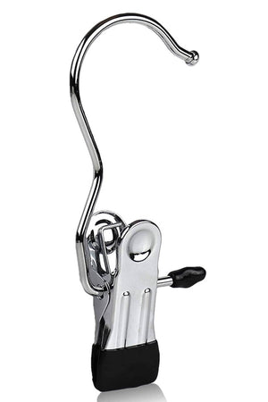 50 Pieces Metal Chrome Plated Scarf Hanger Shawl