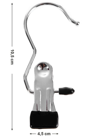 50 Pieces Metal Chrome Plated Scarf Hanger Shawl