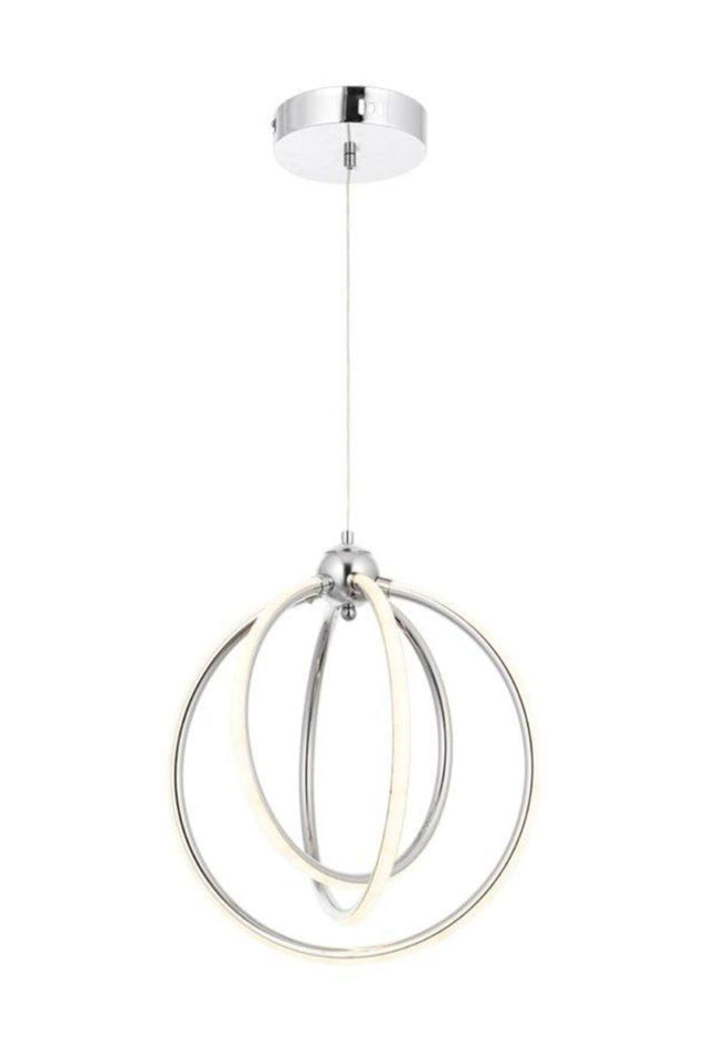 5088-3 Chrome Led Chandelier - Swordslife