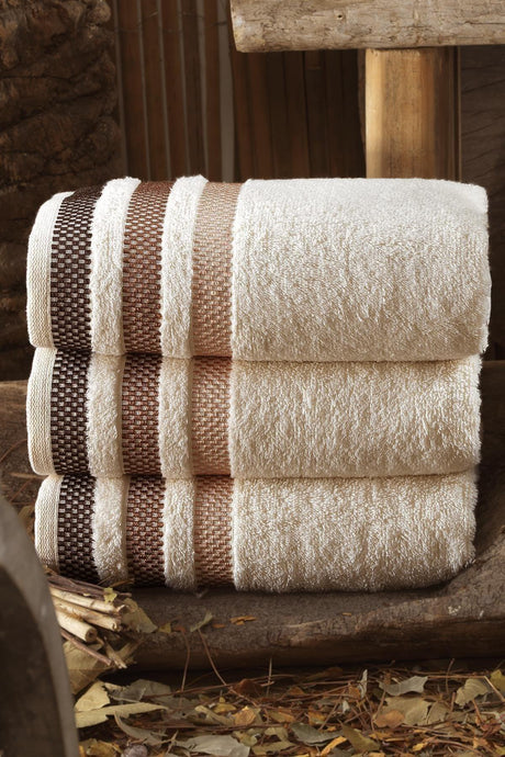 50x85 Arden Extra Soft Towel Set 4 Pcs 100% Cotton - Swordslife