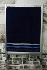 50x90 Cm 100% Cotton Hand And Face Towel-blue - Swordslife