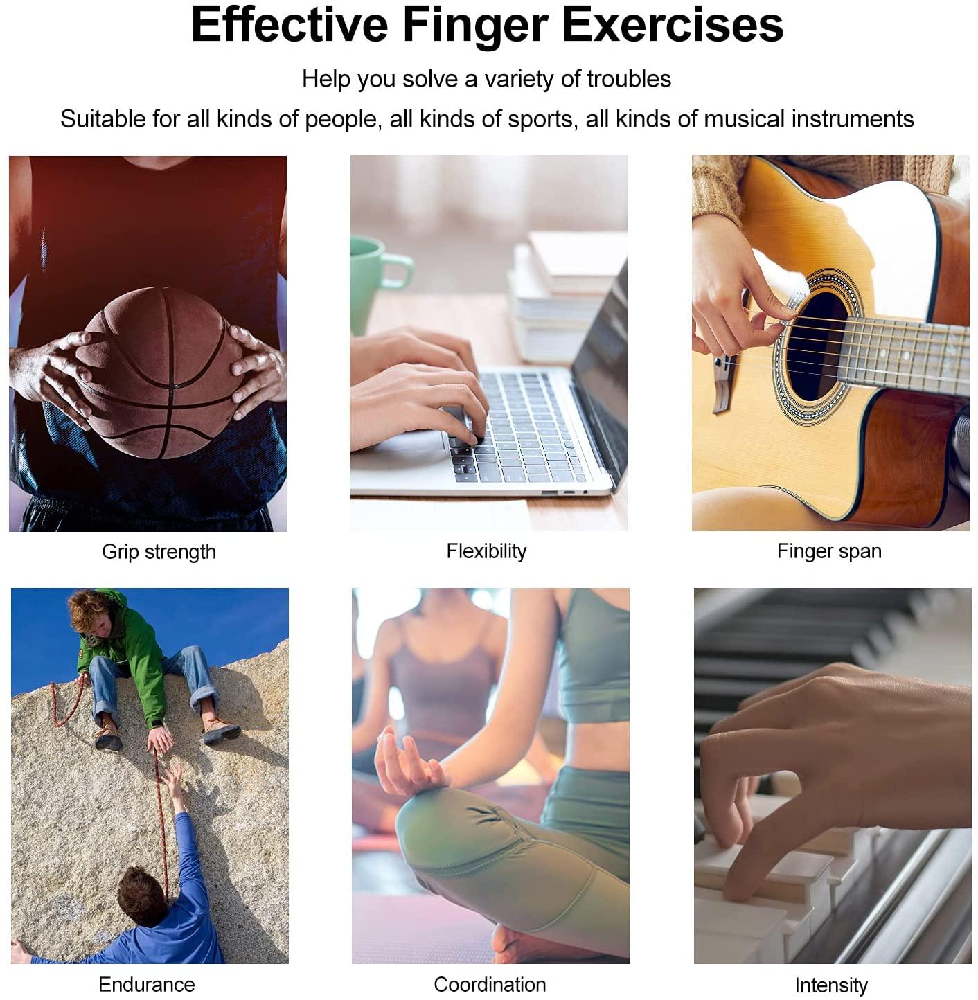 Silicone Grip Device Finger Exercise Stretcher Arthritis Hand Grip Trainer Strengthen Rehabilitation Training To Relieve Pain - Swordslife