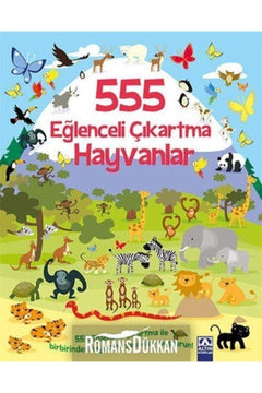 Animal Sticker Activity Book – 555 Reusable Stickers for Kids