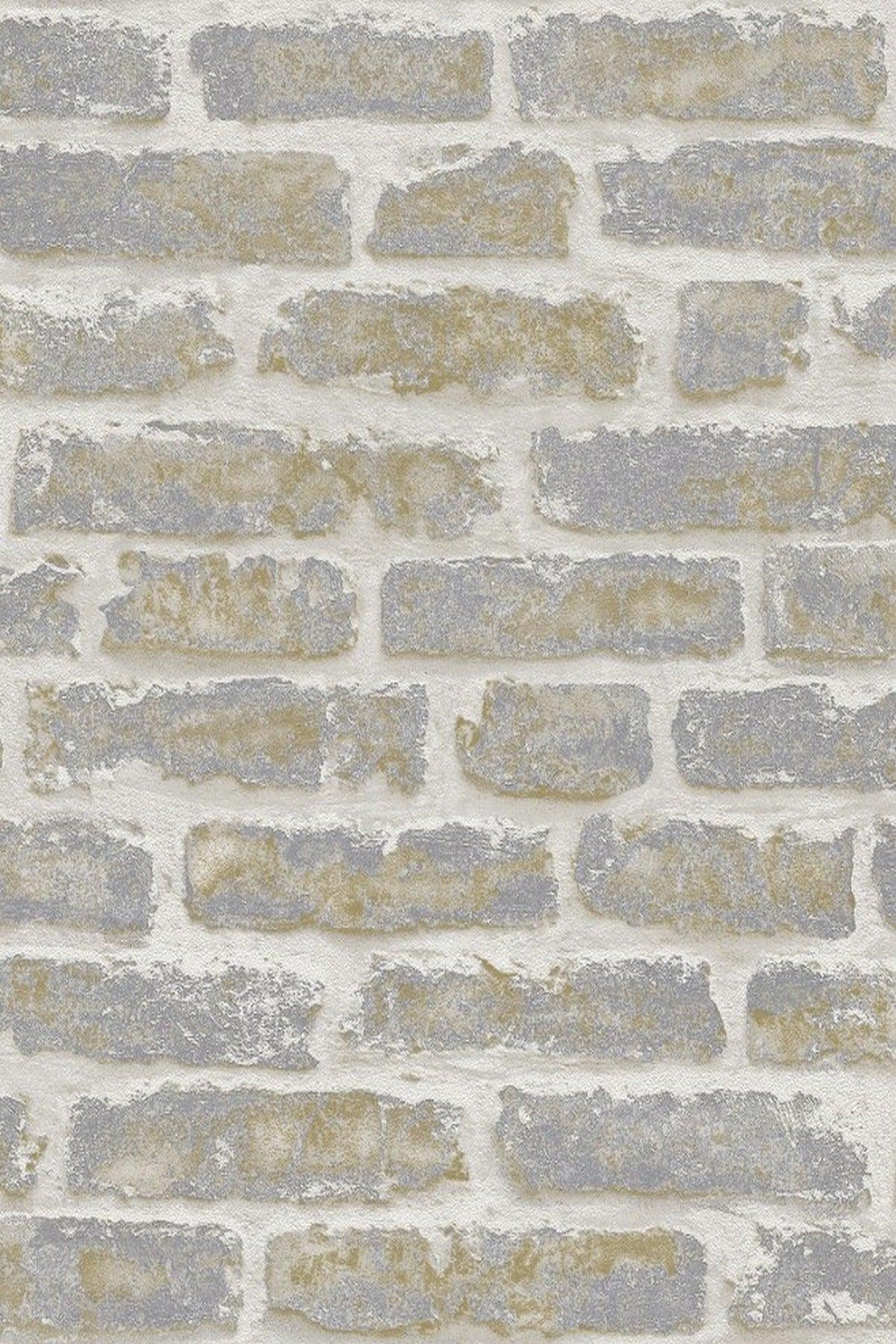 5646 Stone Brick Pattern Wallpaper (5.33 M²) - Swordslife