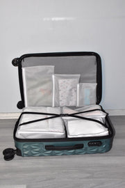 6 Luggage Suitcase Organizer Travel Bag Bag Organizer Organizer Set Gray - Swordslife