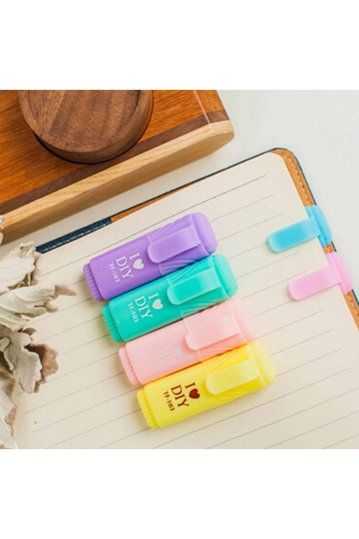 6 Colors Mini Pastel Marker Pen Fk