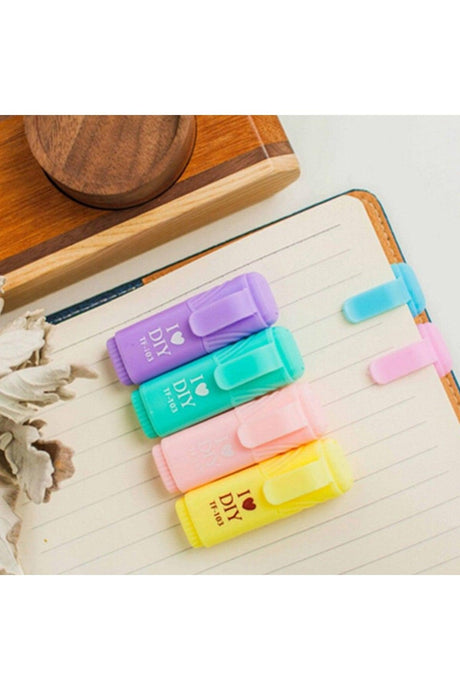 6 Colors Mini Pastel Marker Pen Fk
