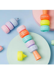 6 Color Macaron Shaped Highlighter Pastel