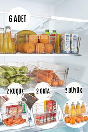 6' Fridge & Cabinet Organizer Set - Swordslife