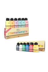 6 Pastels 6 Vivid Color Acrylic Paint 12*75 ml