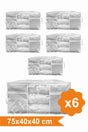 6 Pieces Gray Window Pillow Holder-75*40*40 Cm*6 Pieces - Swordslife