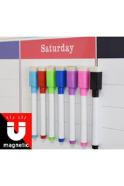 6 Pcs Mixed Color Magnetic Eraser