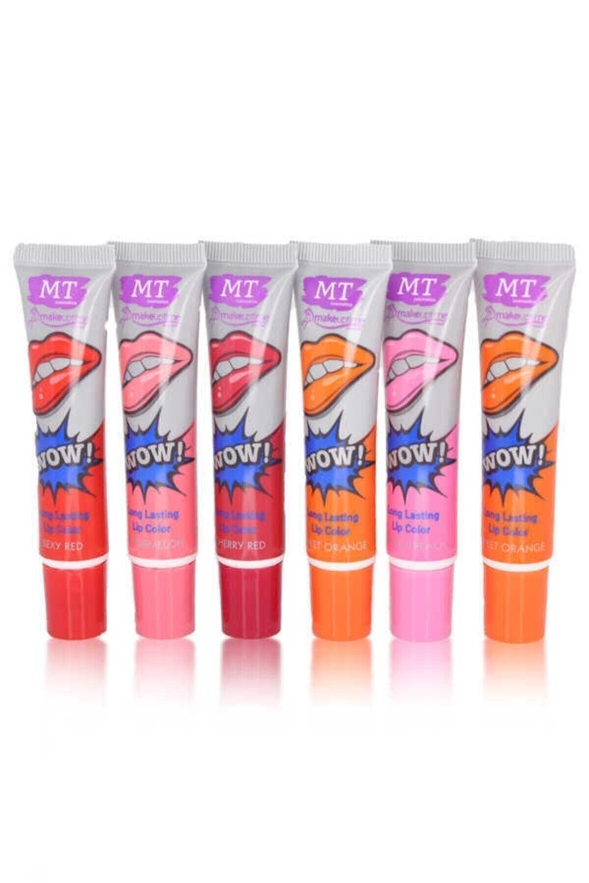 6 Peel Off Lipstick Set