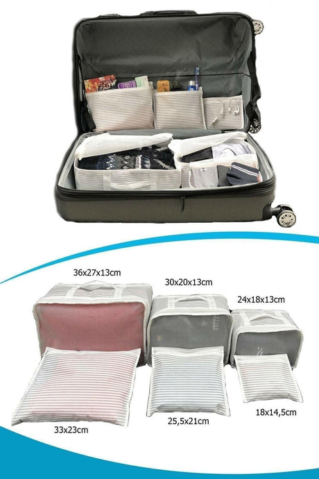 Set of 6 Luggage Organizer
