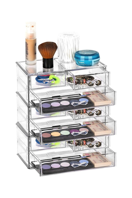 Tiers 9 Drawers Makeup Organizer Jewelry Accessory Organizer - Swordslife
