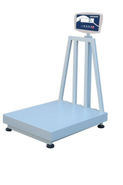 Heavy-duty 600kg digital weighing scale with LCD display