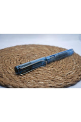 619 Transparent Blue Fountain Pen Ef 0.38 Mm Cartridge