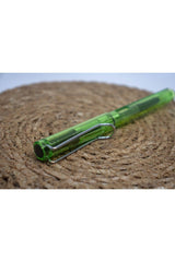 619 Transparent Green Fountain Pen Ef 0.38 Mm