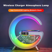 Intelligent Atmosphere Lamp Bluetooth Speaker Wireless Charger Bedside Lamp Sunrise Wake-up Lamp Polar Lamp Alarm Clock - Swordslife