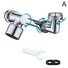 Universal 1080 Swivel Faucet Aerator Multifunction Faucet Extender Universal Swivel Splash Resistant Shower - Swordslife