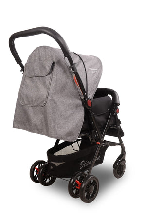 Gray Sapphire Reversible Baby Stroller
