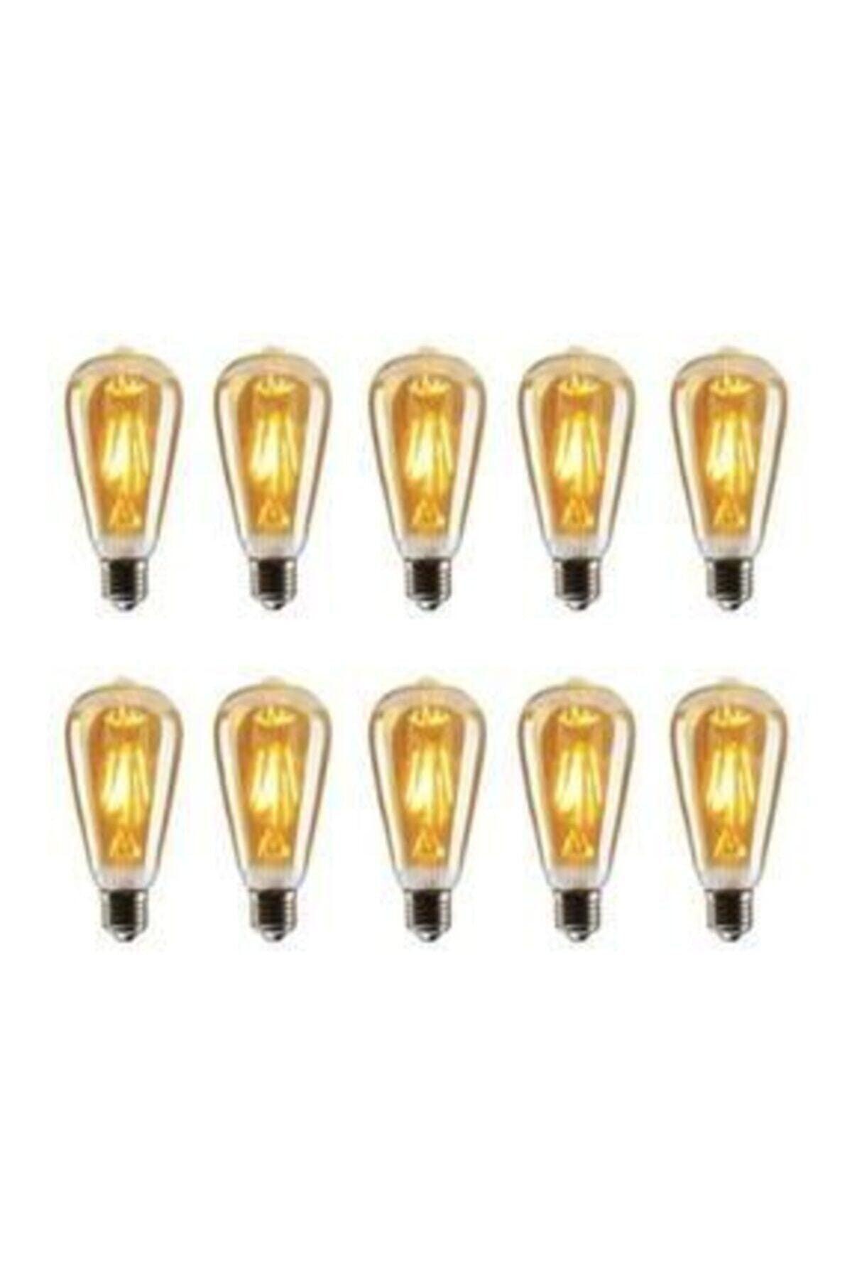 6w Amber Color Rustic Led Bulb Ct-4284 10 Pcs