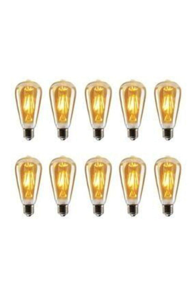 6w Amber Color Rustic Led Bulb Ct-4284 10 Pcs