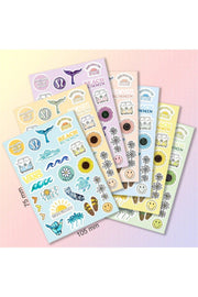7 Pages Colorful Sticker Set - 175 Pieces