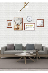 70x46 Cm Self Adhesive Flexible Foam Wallpaper Panel 3d Dimensional Brick Pattern - Swordslife