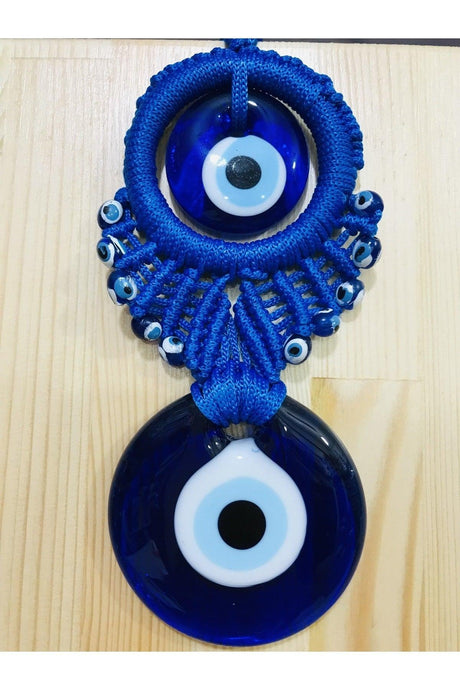 7,5 Cm Evil Eye - Evil Eye Bead - Knitted Evil Eye Bead Ornament - Wall Ornament Garden Ornament Tree Ornament - Swordslife