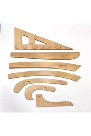 Wooden Riga Set of 7 - Riga Ruler - Riga