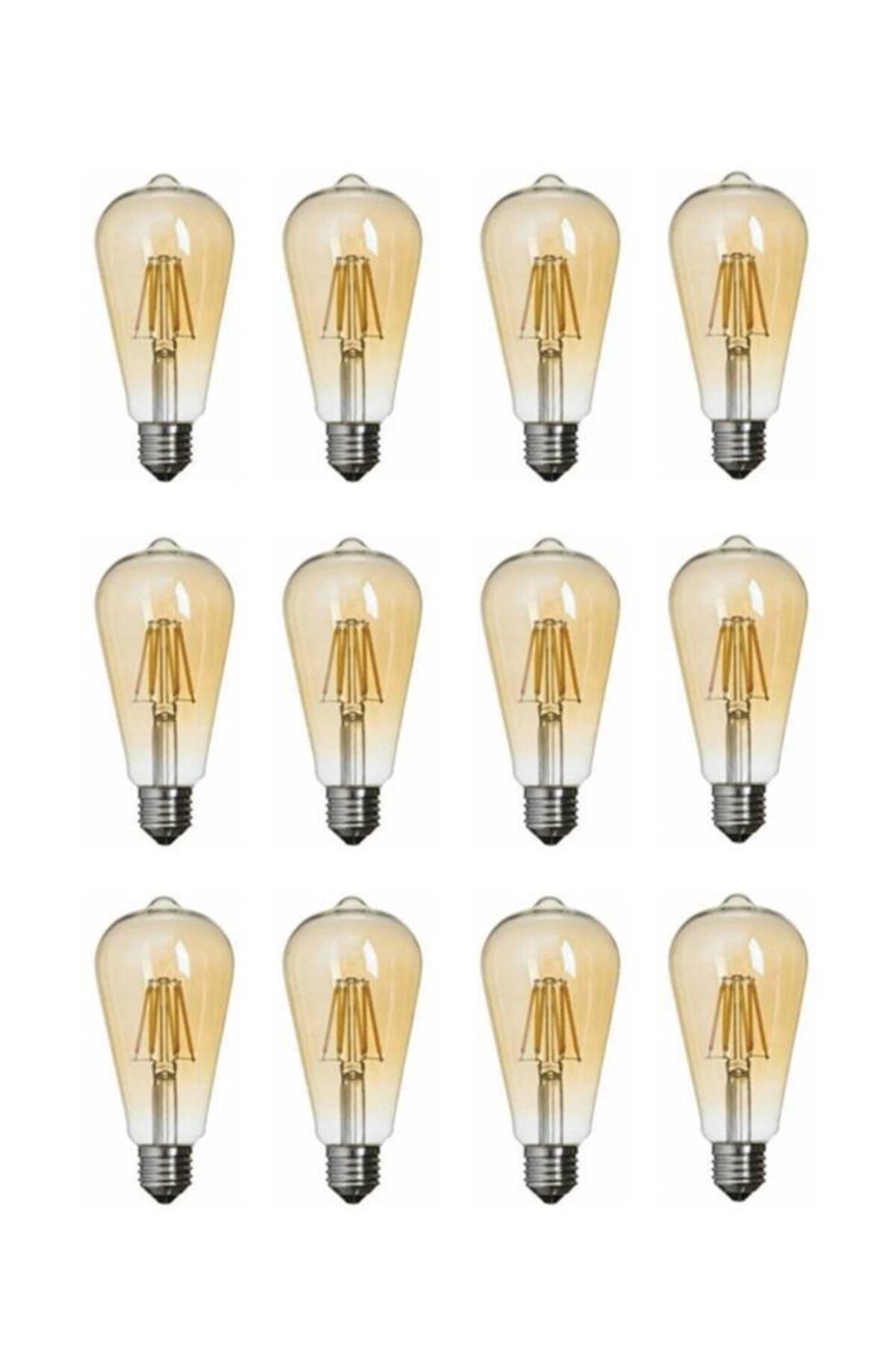 7w Filament Rustic Led Bulb Yellow Light E27
