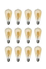 7w Filament Rustic Led Bulb Yellow Light E27
